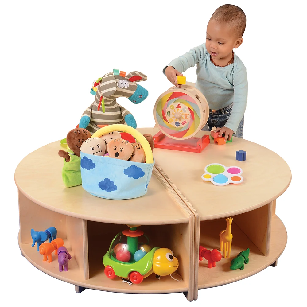Read-A-Round Circle Bench | Cozy Classroom Seating with Storage & Cushioned Comfort - Image 3