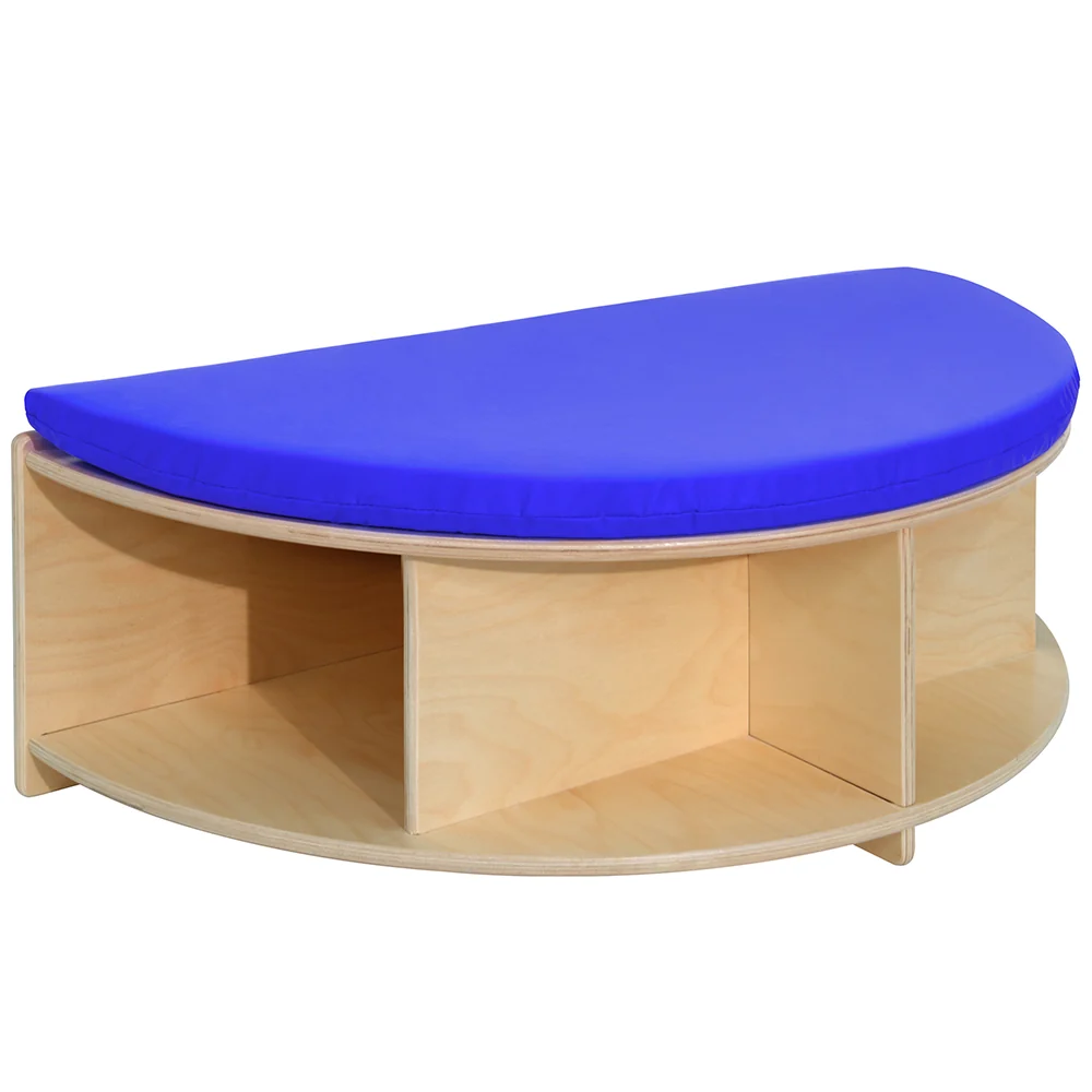 Read-A-Round Circle Bench | Cozy Classroom Seating with Storage & Cushioned Comfort - Image 6