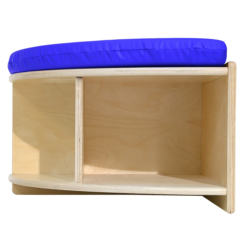 Read-A-Round Circle Bench | Cozy Classroom Seating with Storage & Cushioned Comfort - Image 8