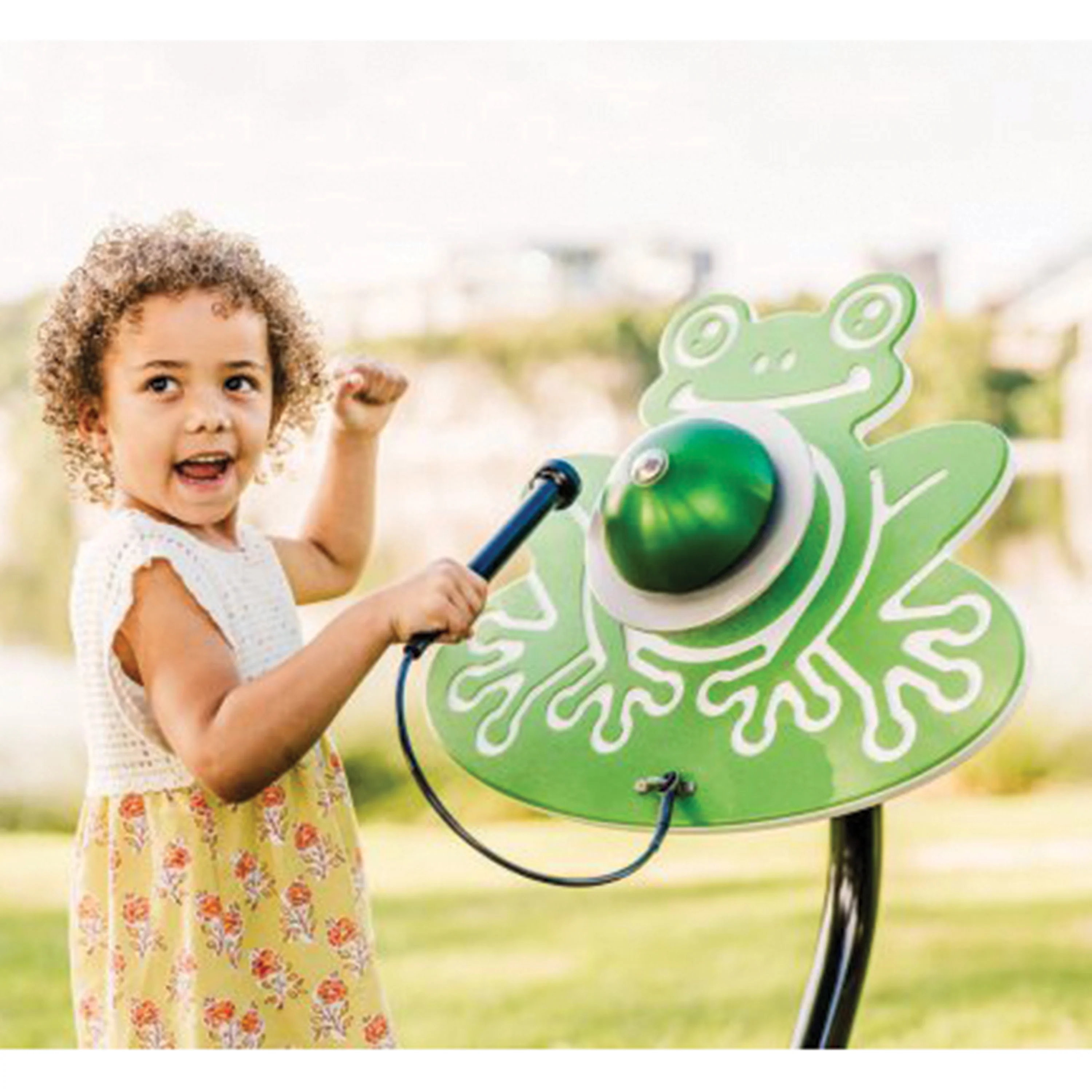 Ribbity Bell | Frog-Themed ADA Accessible Playground Musical Instrument