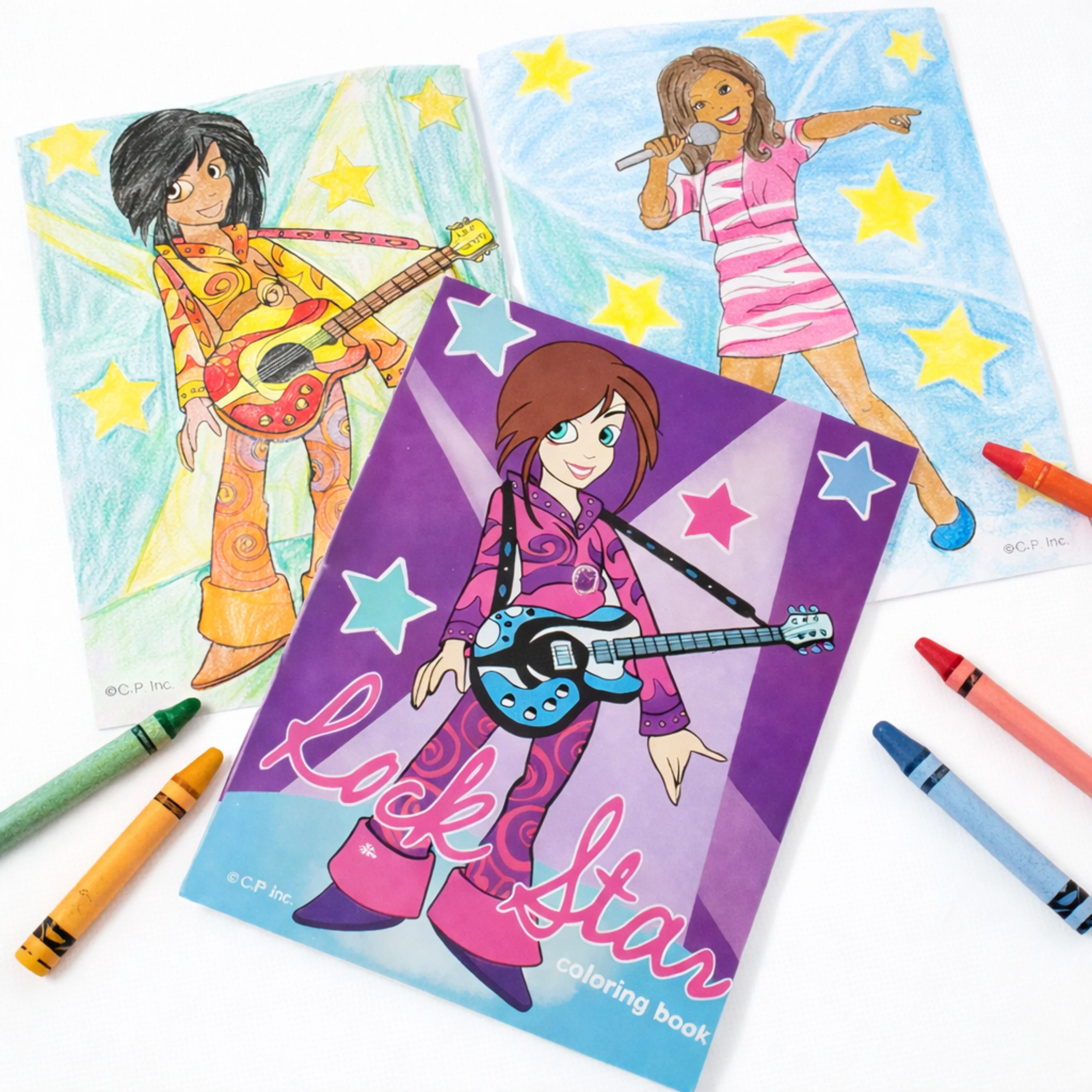 Rock Star Coloring Books – Set of 12 - Image 4