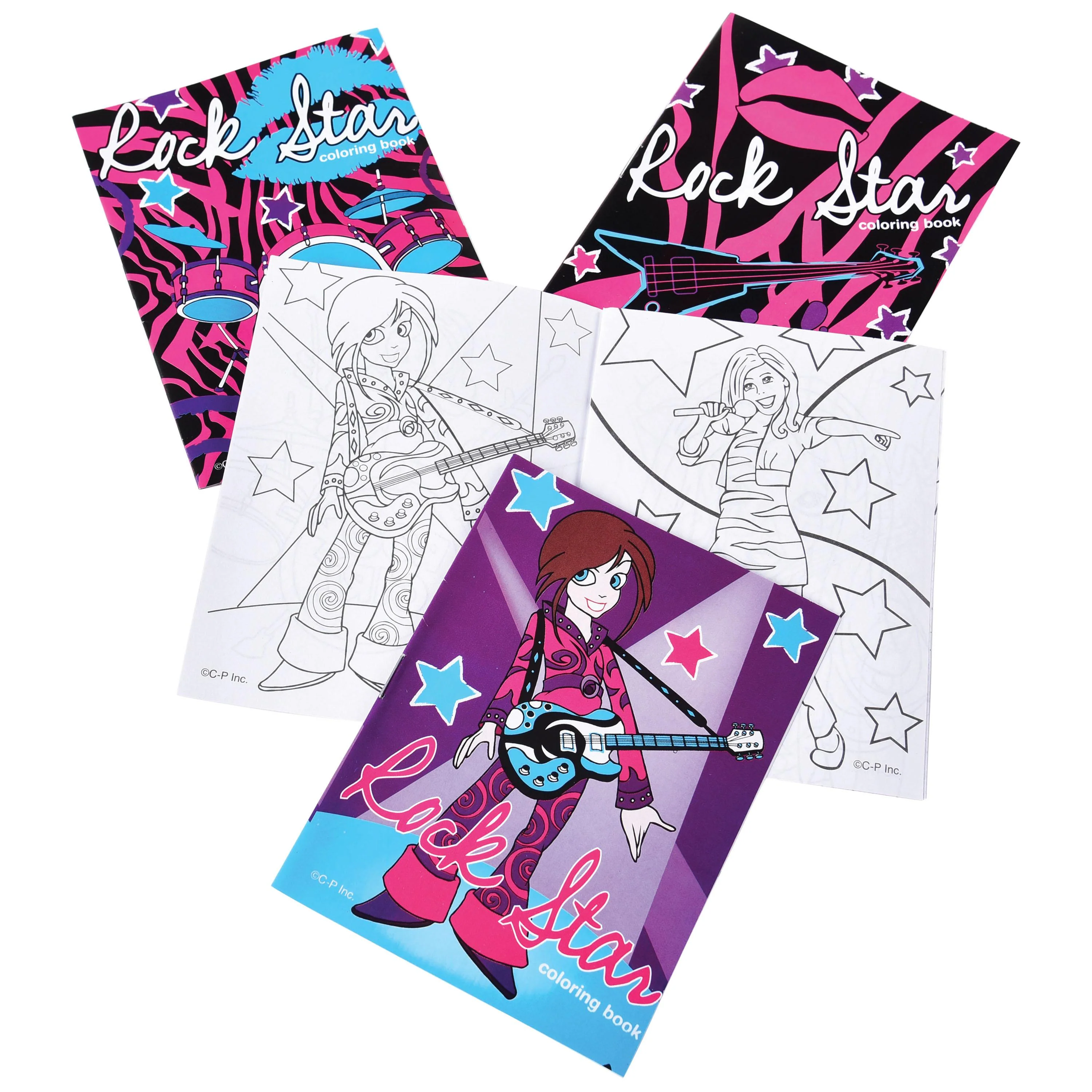 Rock Star Coloring Books – Set of 12 - Image 5