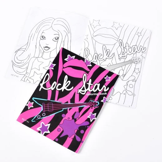 Rock Star Coloring Books – Set of 12 - Image 6