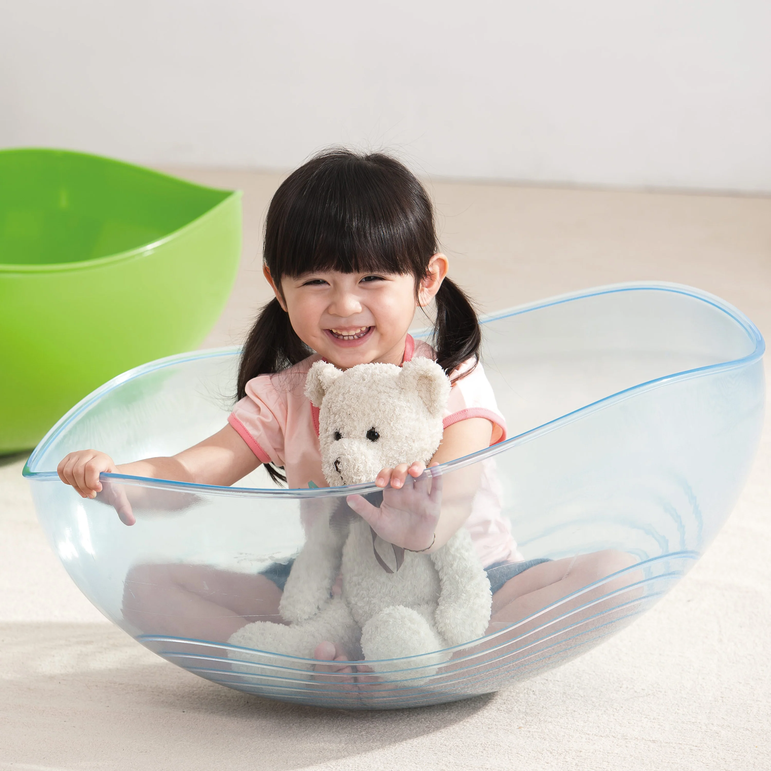 Rocking Balance Bowl | Sensory Movement & Balance Bowl with Rippled Interior - Image 10