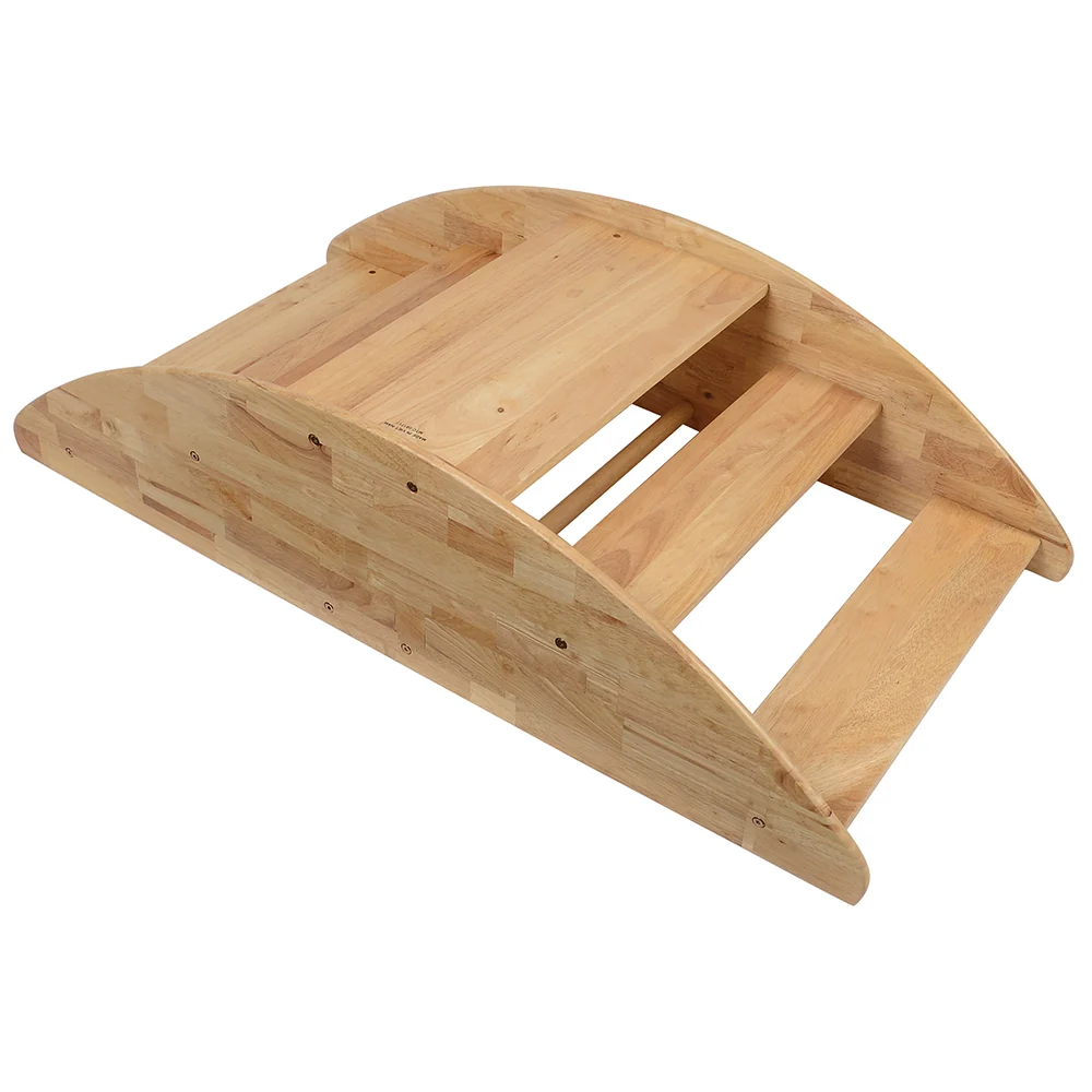 Wooden Rocking Boat & Climbing Steps | Convertible Ride-On Play Structure - Image 10
