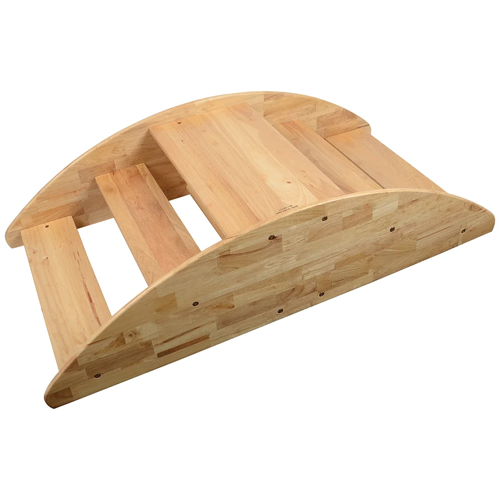 Wooden Rocking Boat & Climbing Steps | Convertible Ride-On Play Structure - Image 9
