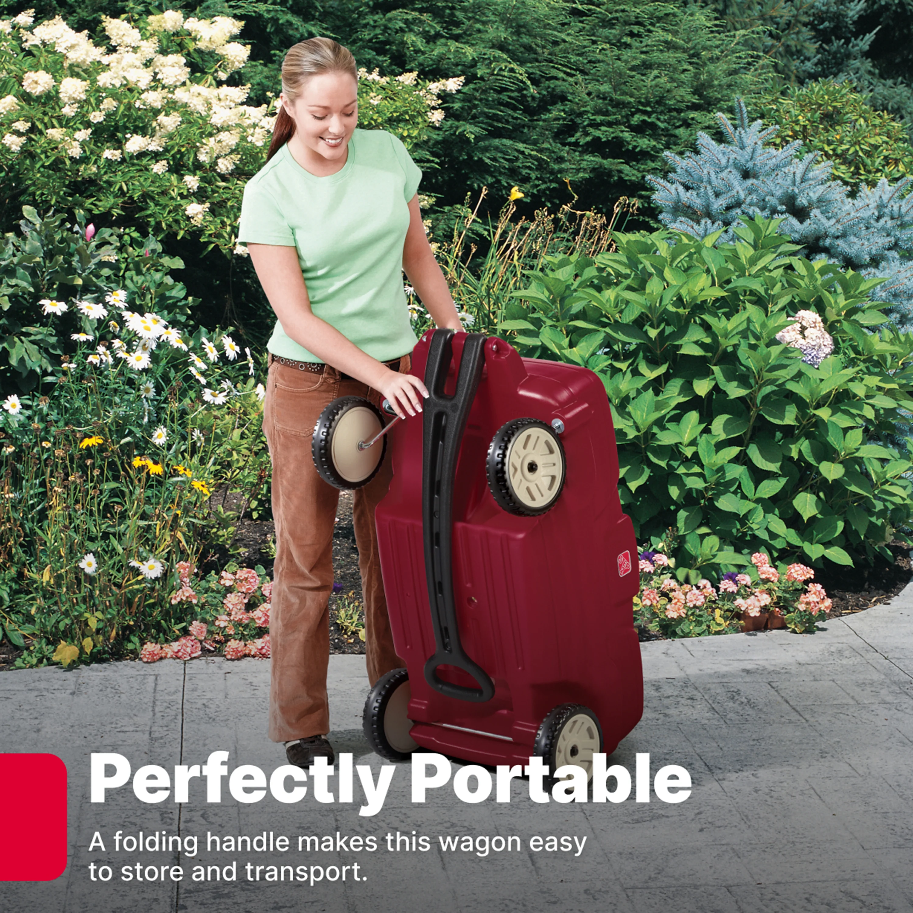 Step2 Rumble Wagon™ | Sturdy 2-Seater Toddler Ride-On Wagon with Safety Seatbelts & Storage - Image 5