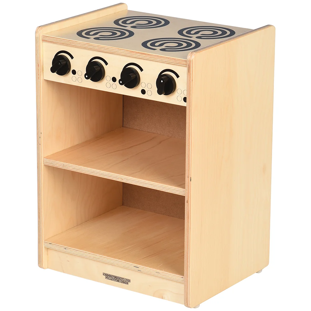 Safe-Play Eco-Friendly Toddler Toy Kitchen | 3 Piece Set - Image 6