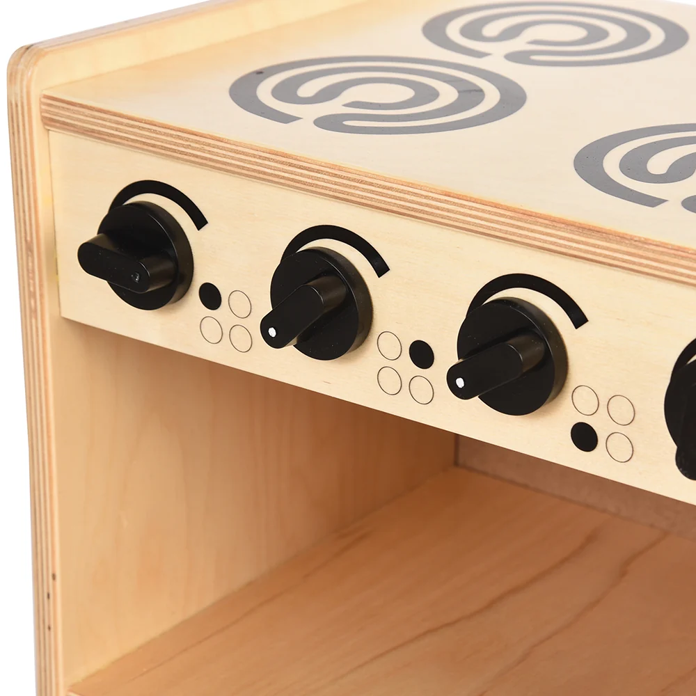 Safe-Play Eco-Friendly Toddler Toy Kitchen | 3 Piece Set - Image 7