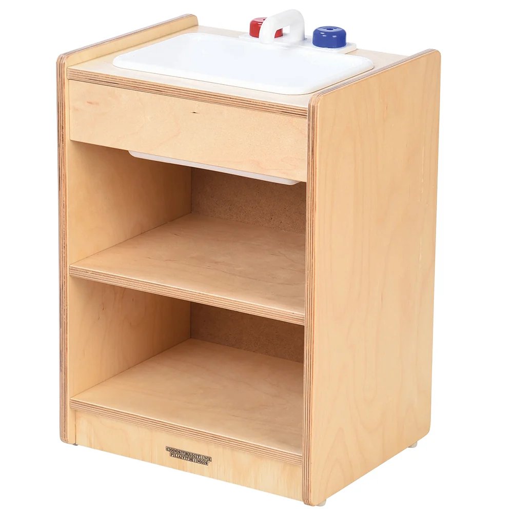 Safe-Play Eco-Friendly Toddler Toy Kitchen | 3 Piece Set - Image 8