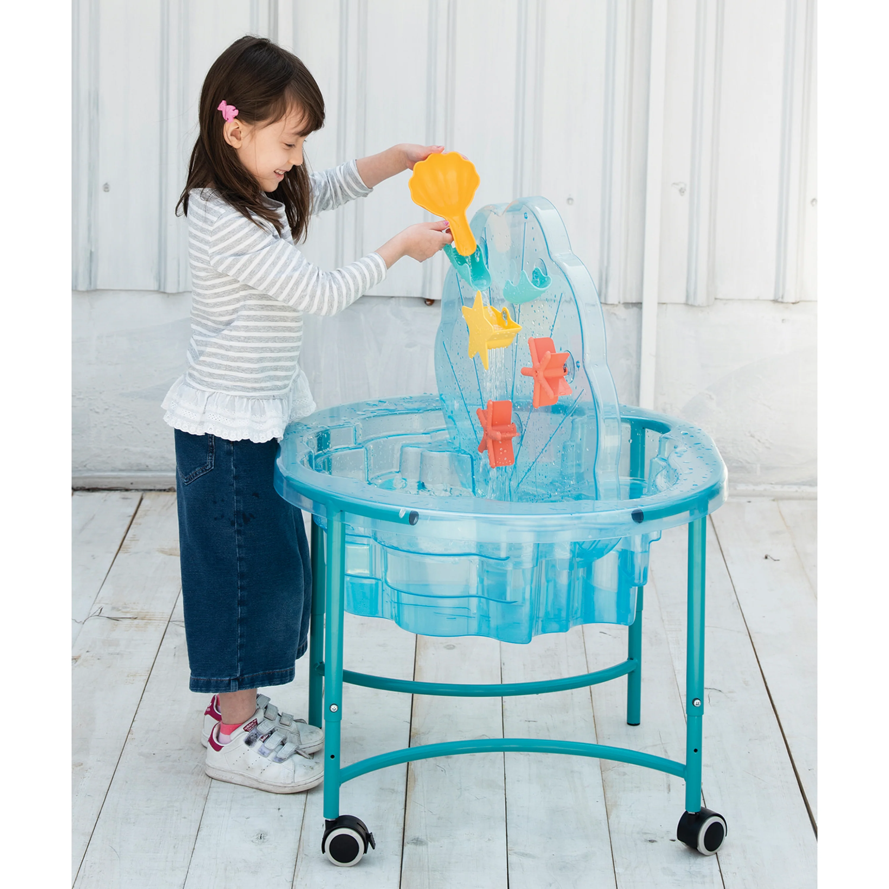 Clam-Shaped Sand & Water Sensory Table | Early Childhood Sensory & STEM Learning Station - Image 11