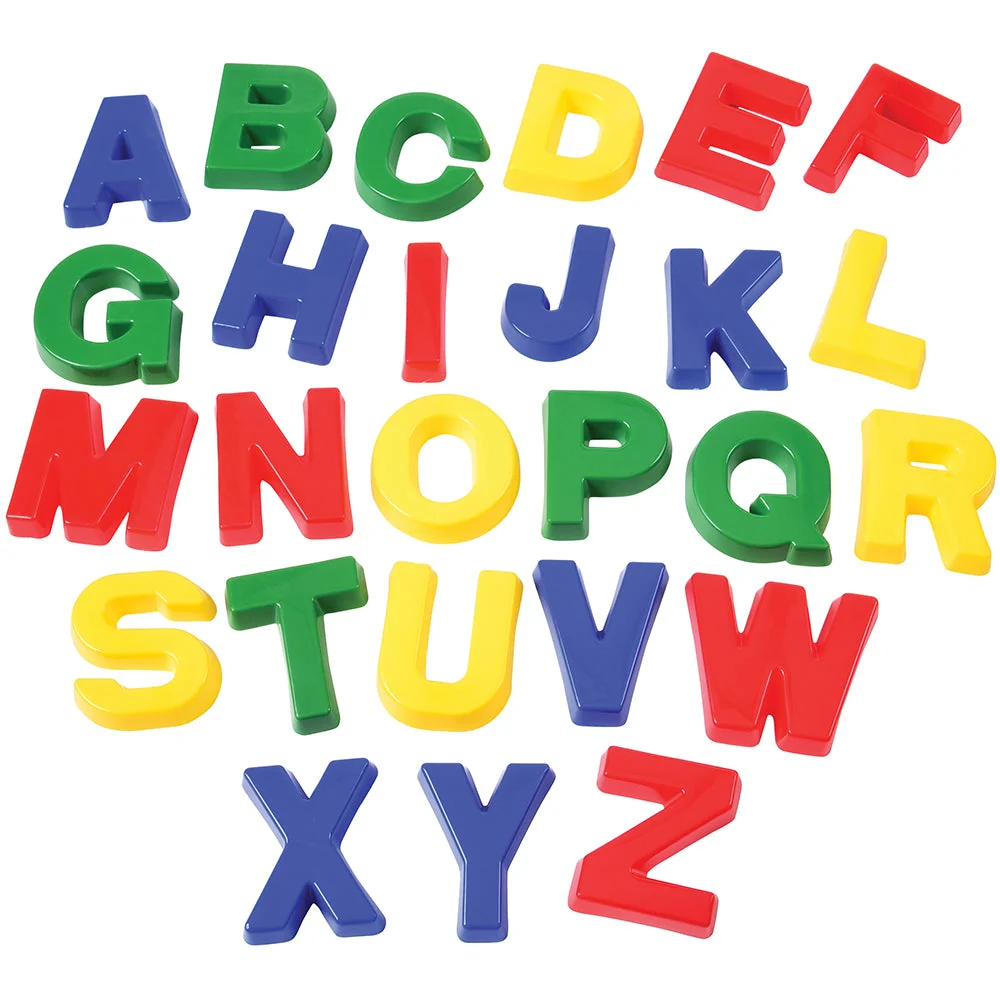 Alphabet Sand Molds – 26 Plastic Uppercase Letter Molds for Sensory Play - Image 2