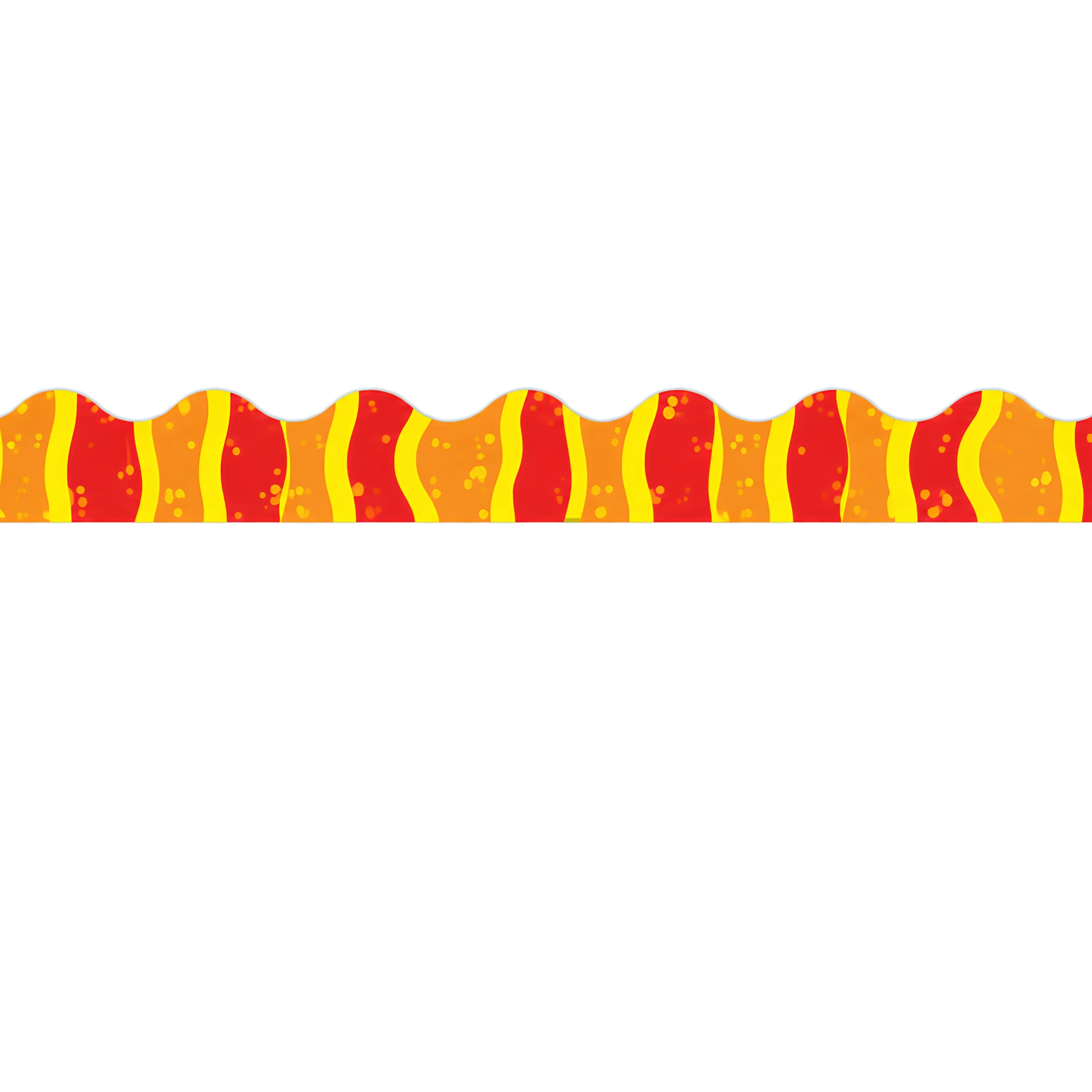 Scholastic Hot Stripe Scalloped Bulletin Board Border Trimmer - Image 2