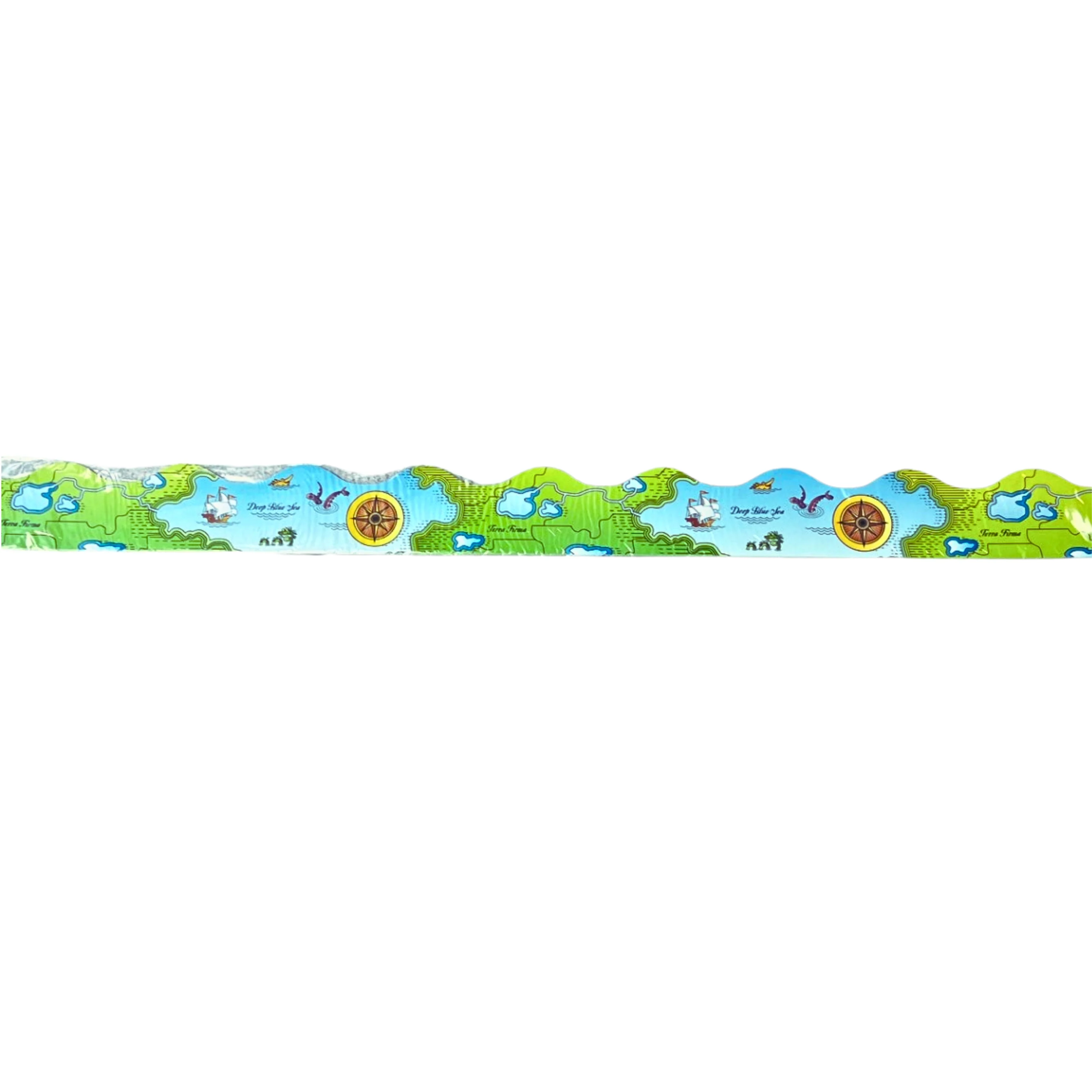 Scholastic Sea Adventure Scalloped Bulletin Board Border Trimmer - Image 2