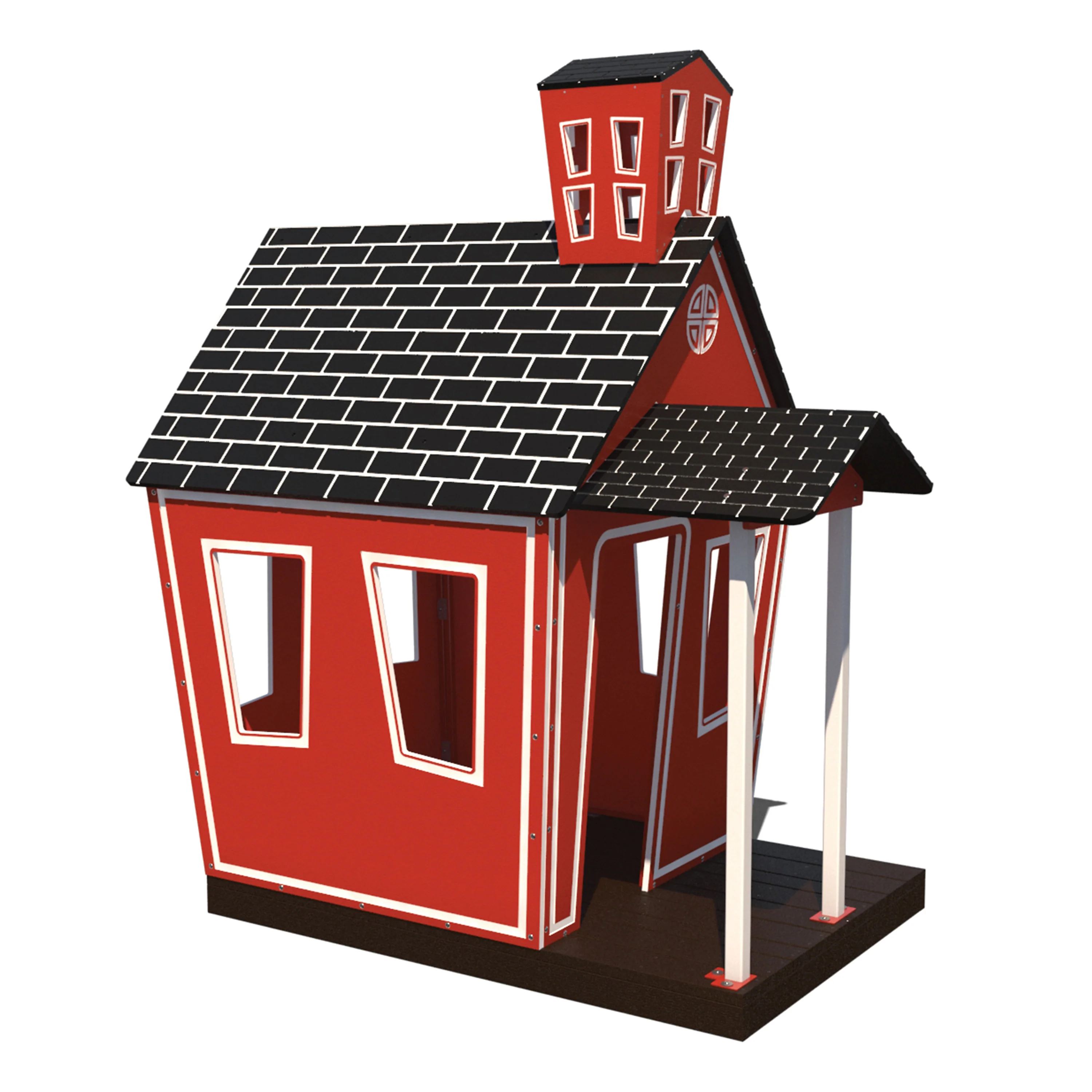 Schoolhouse Retreat Outdoor Playhouse | Preschool Dramatic Play Space