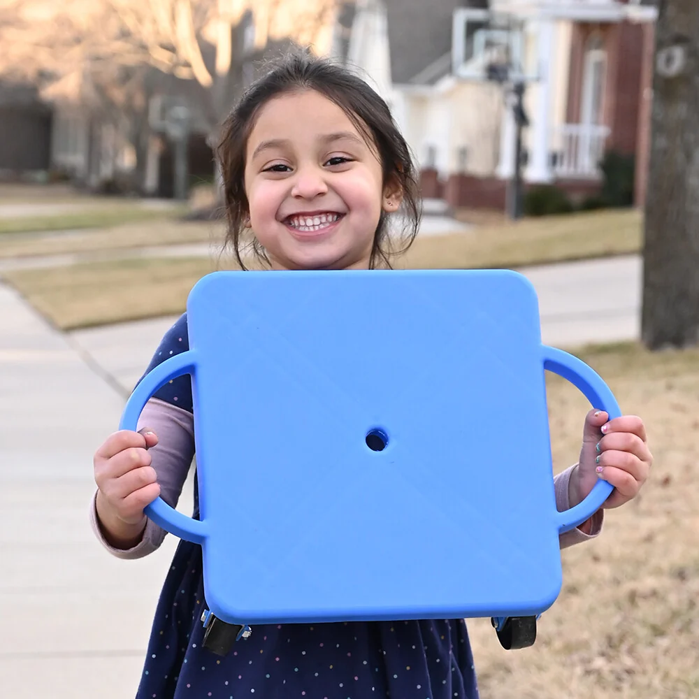Scooter Boards with Handles | 12" Square Gross Motor Activity Board - Image 4