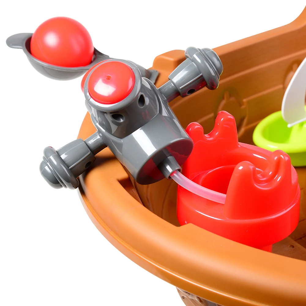 Sensory Voyage Sand & Water Table – Indoor/Outdoor Ship-Themed Water Play Table for Toddlers 18+ Months - Image 10