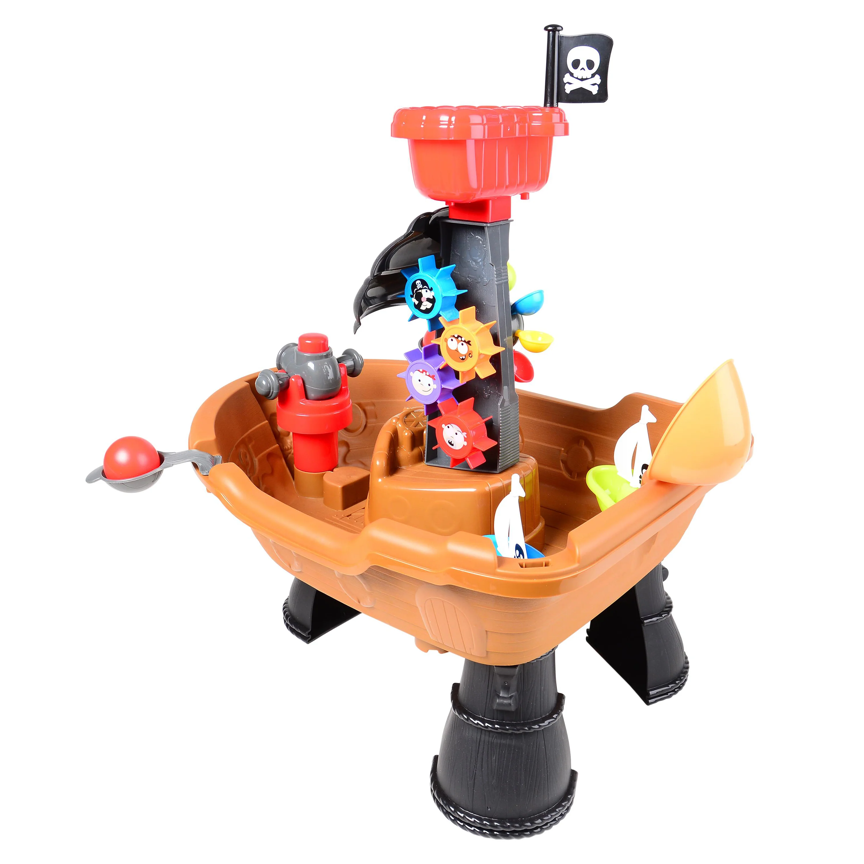 Sensory Voyage Sand & Water Table – Indoor/Outdoor Ship-Themed Water Play Table for Toddlers 18+ Months - Image 6