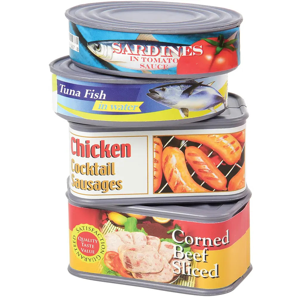 Shopping Basket with Play Food | 23-Piece Pretend Grocery Set - Image 3