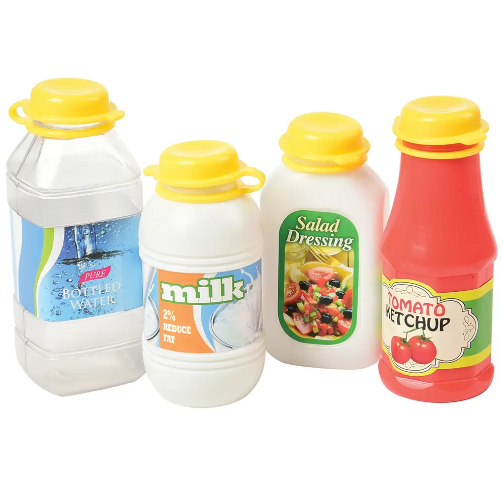 Shopping Basket with Play Food | 23-Piece Pretend Grocery Set - Image 4