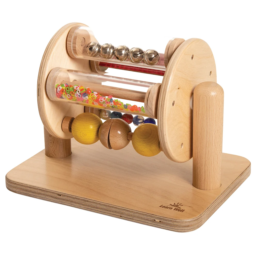 Sight & Sound Sensory Drum | Eco-Friendly Spin & Discover Activity Toy