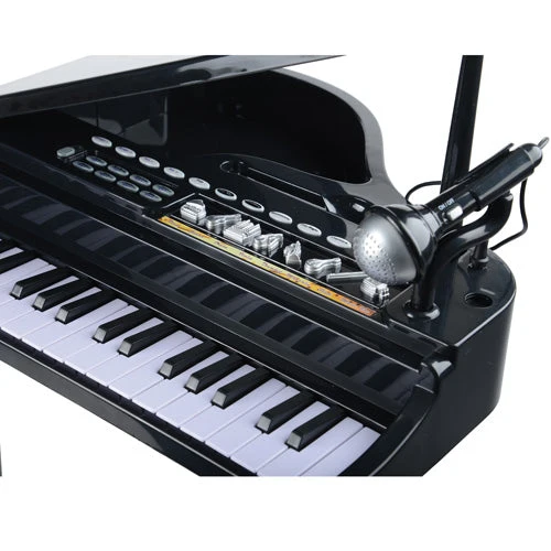 37-Key Kids’ Electronic Grand Piano with Microphone & Stool – Interactive Music Learning Keyboard for Ages 3+ - Image 4