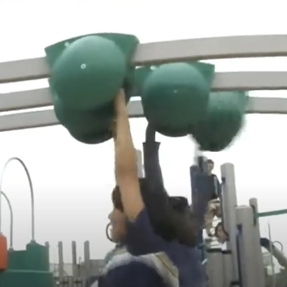 SkyGame Overhead 3-Rail Track Ride | Upper Body Challenge for Ages 5-12 - Image 2