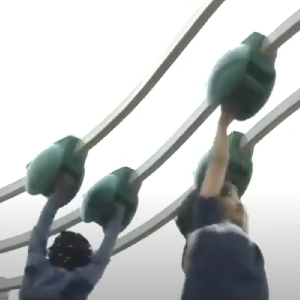SkyGame Overhead 3-Rail Track Ride | Upper Body Challenge for Ages 5-12 - Image 4