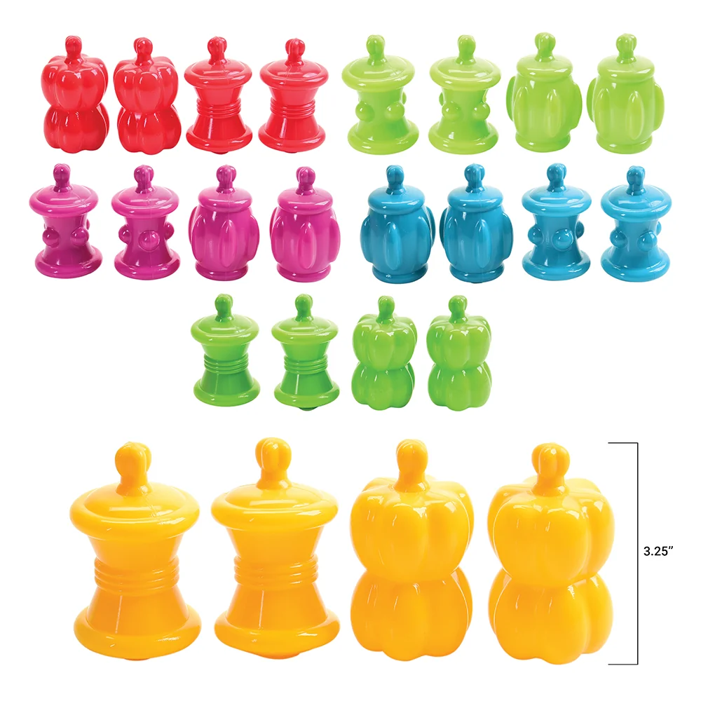 24-Piece Snap Bead Set | Easy Snap & Sort Toy for Toddlers - Image 4