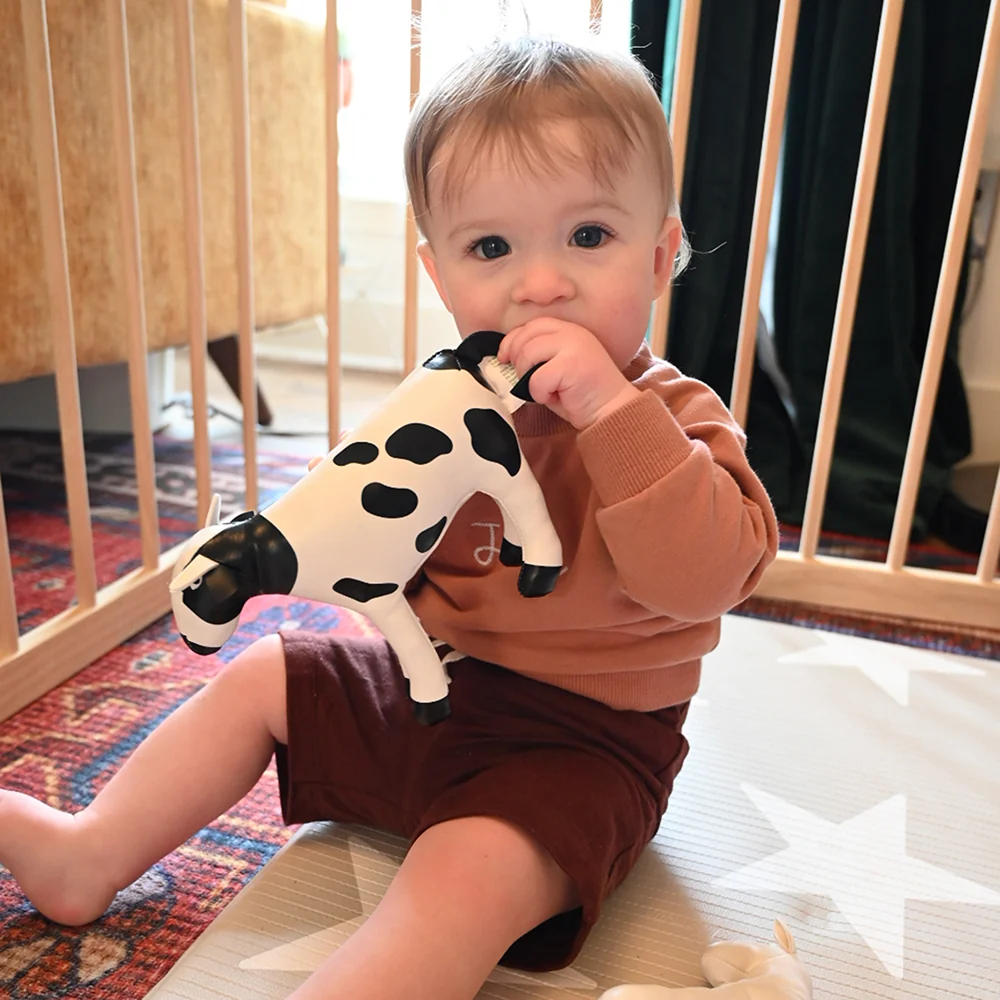 Soft Vinyl Farm Animal 5-Piece Set | Durable, Wipe-Clean Pretend Play Toys - Image 9