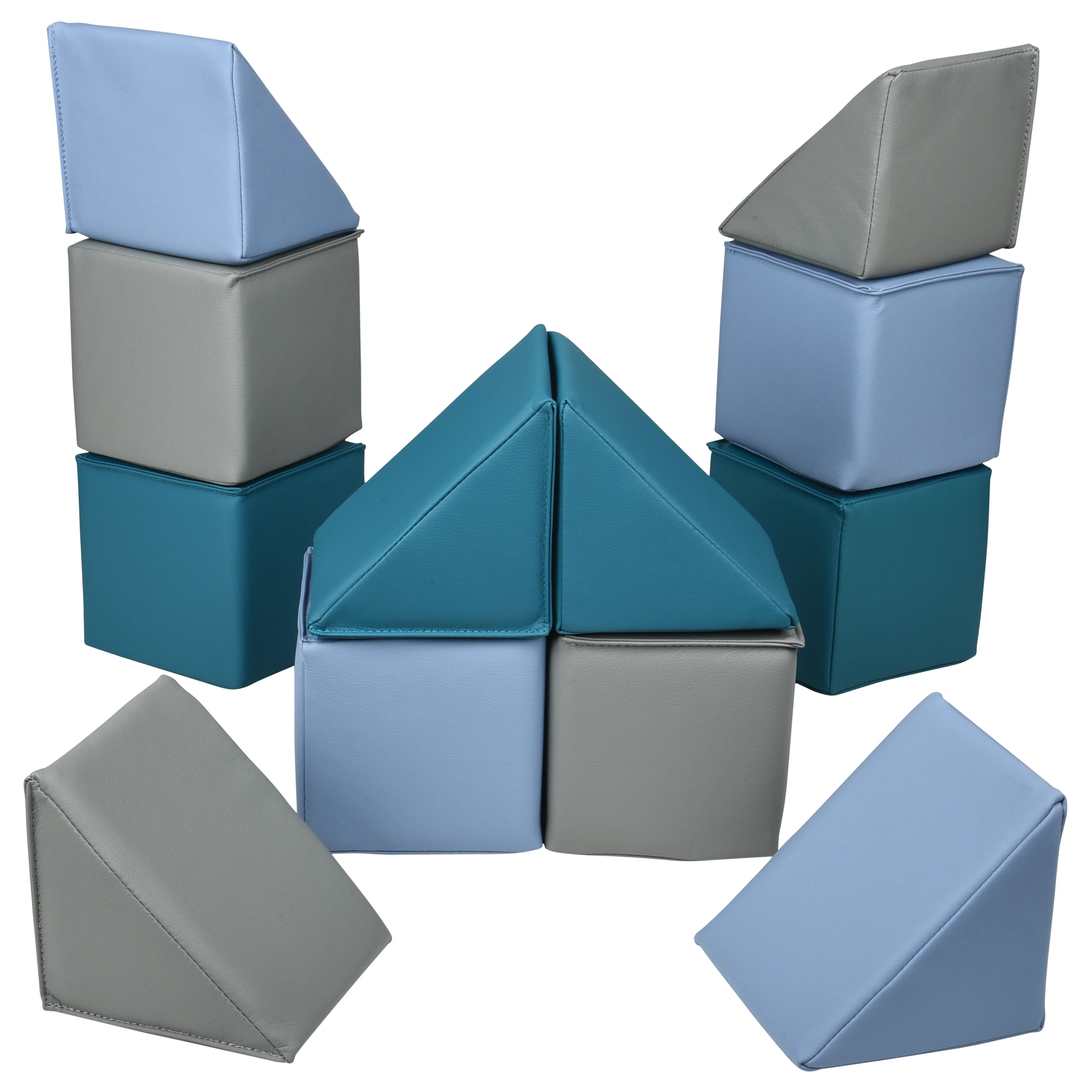 Soft Play Block Set | 12-Piece Colorful Stacking & Sorting Toy - Image 3