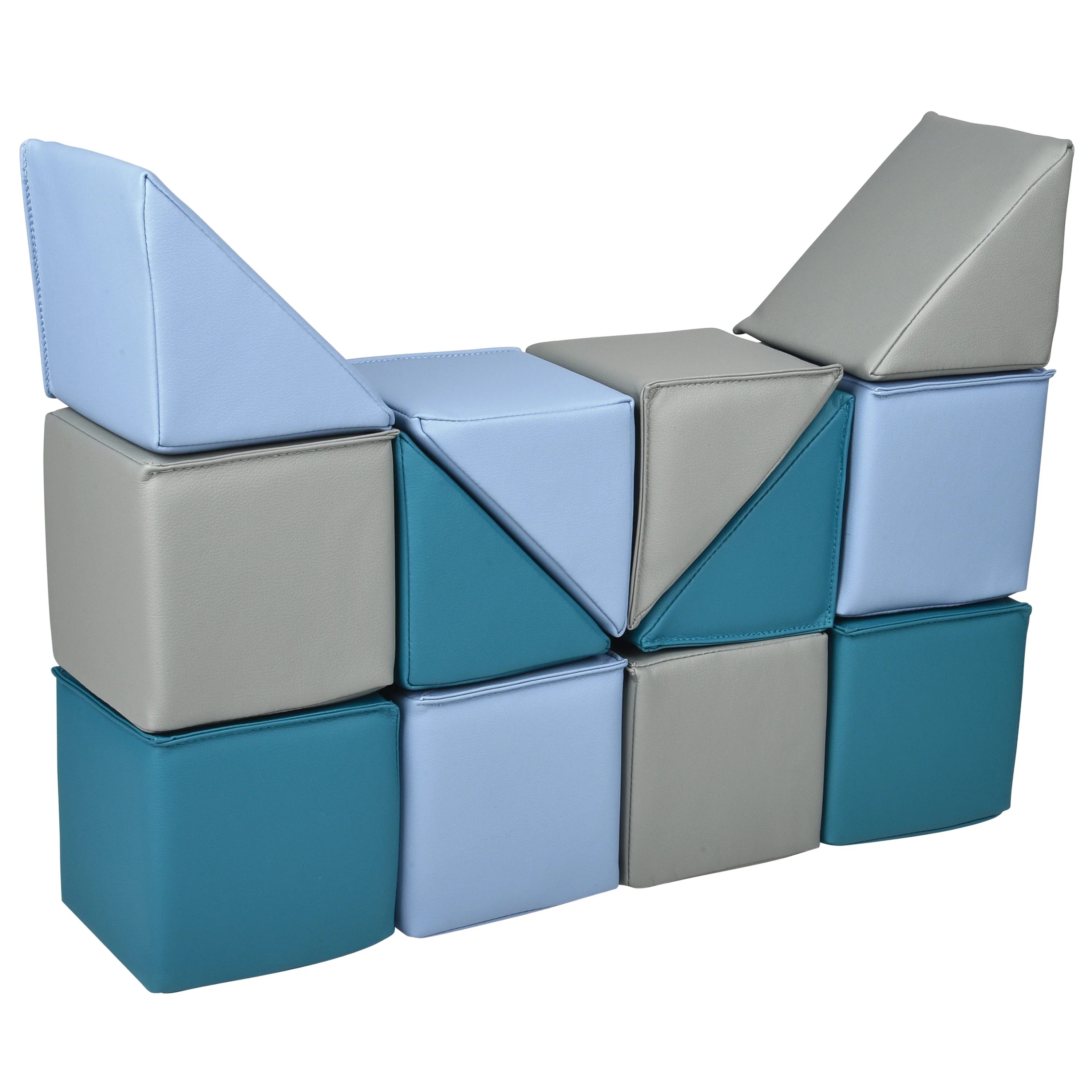Soft Play Block Set | 12-Piece Colorful Stacking & Sorting Toy - Image 6