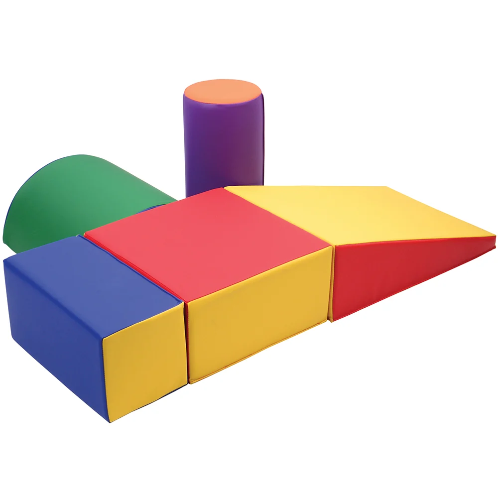5 Piece Lightweight Vinyl Soft Play Forms | Toddler Cushioned Climbing & Crawling Shapes - Image 7