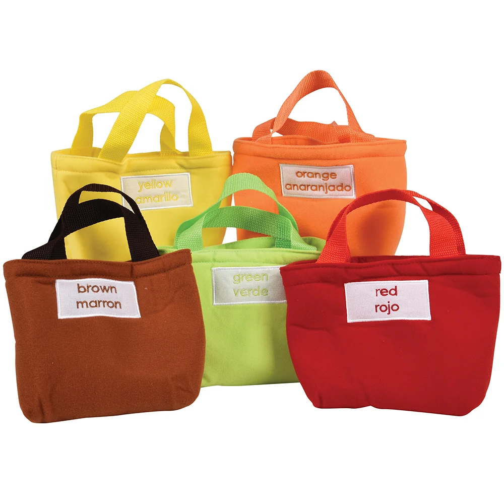Color Sorting Food Bag Set | 24-Piece Soft & Washable Early Learning Toy - Image 5