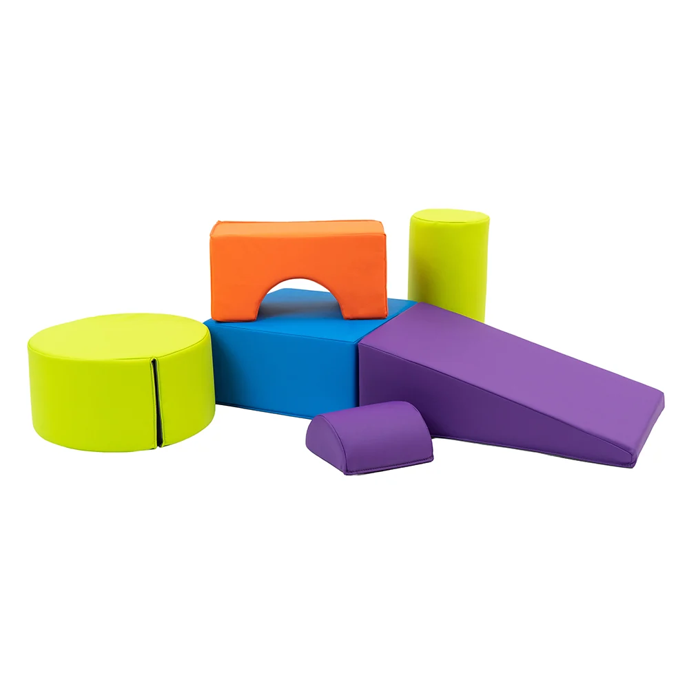Playtime and Climb Set | 6-Piece Foam Toddler Climber with Slide, Ramp & Seat - Image 6