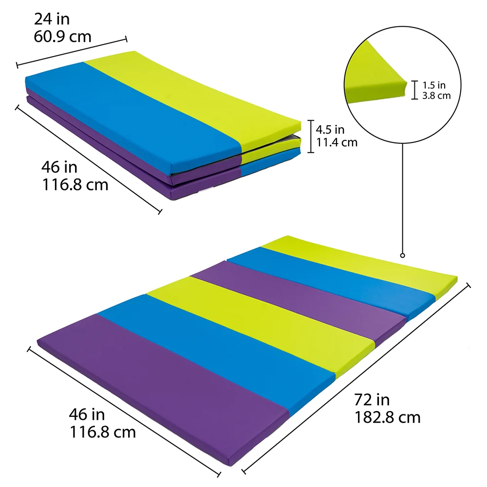 Space Saver Play Mat | Foldable Foam Floor Mat with Non-Slip Bottom - Image 2