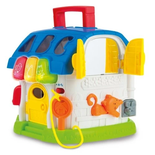ABC Activity House with Shape Sorter & Sounds – Interactive Learning Toy for Toddlers - Image 2