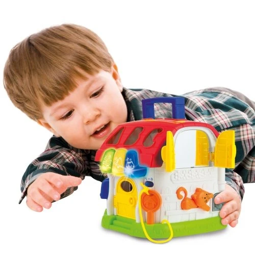 ABC Activity House with Shape Sorter & Sounds – Interactive Learning Toy for Toddlers - Image 3