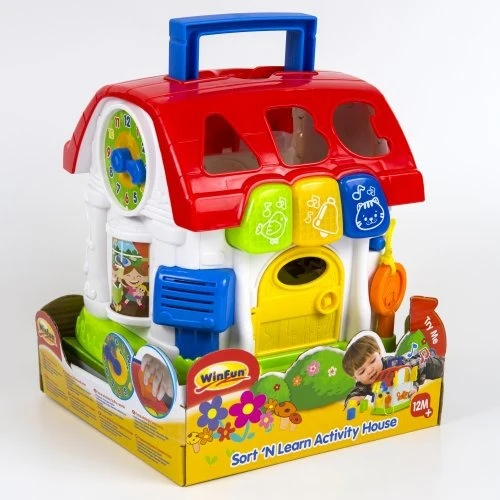 ABC Activity House with Shape Sorter & Sounds – Interactive Learning Toy for Toddlers - Image 4