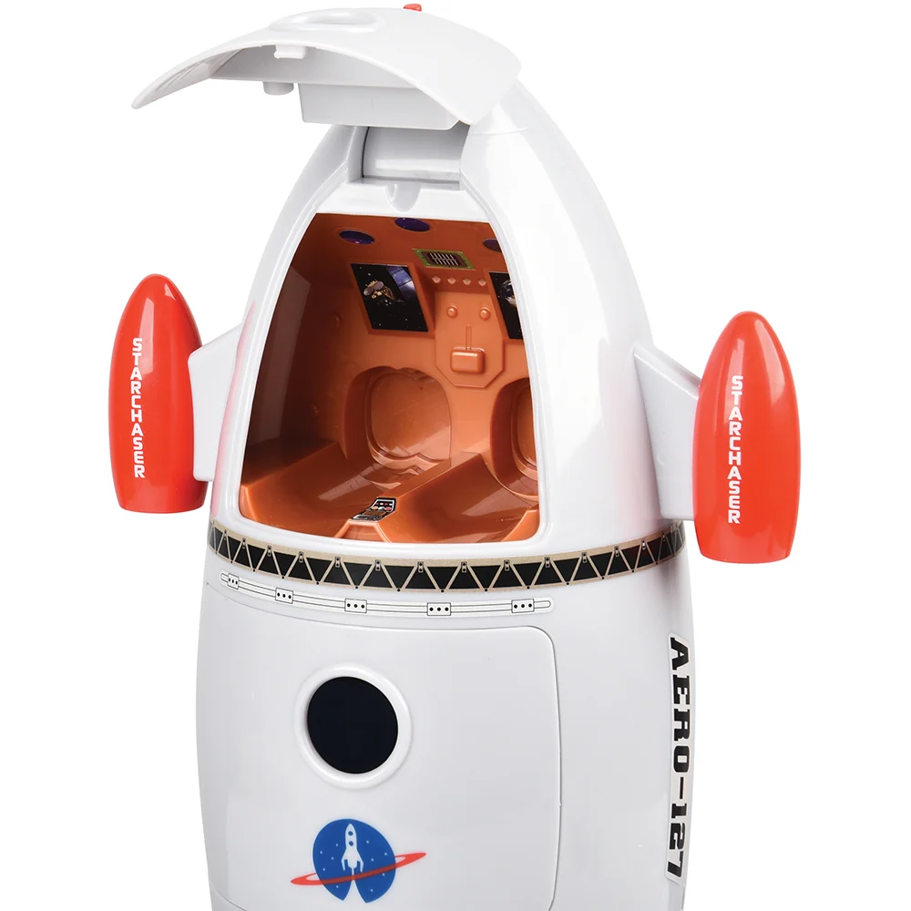 Space Mission Rocket Ship Playset with Sounds | 7-Piece Astronaut & Alien Adventure Set - Image 21