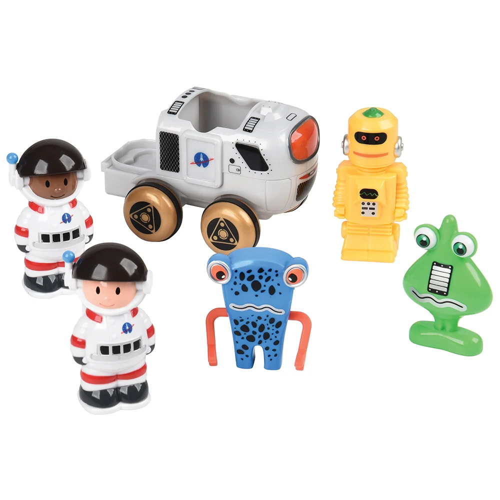Space Mission Rocket Ship Playset with Sounds | 7-Piece Astronaut & Alien Adventure Set - Image 9