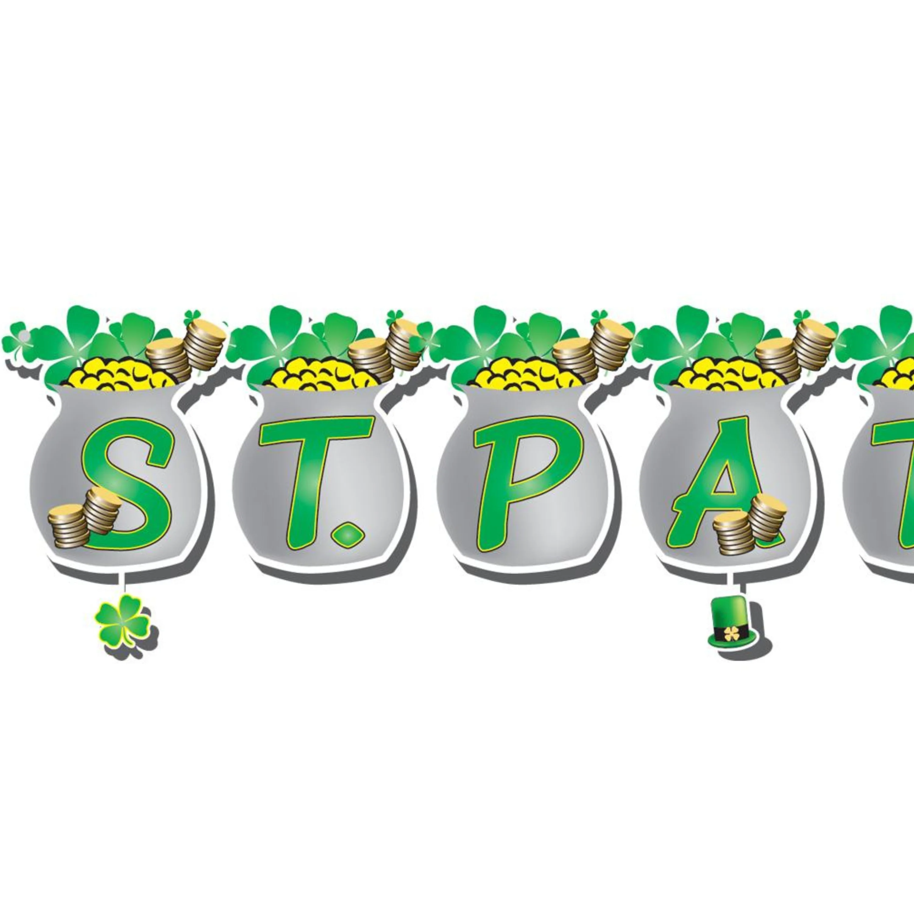 St. Patrick’s Day Classroom Banner – Festive Shamrock & Pot of Gold Décor - Image 4