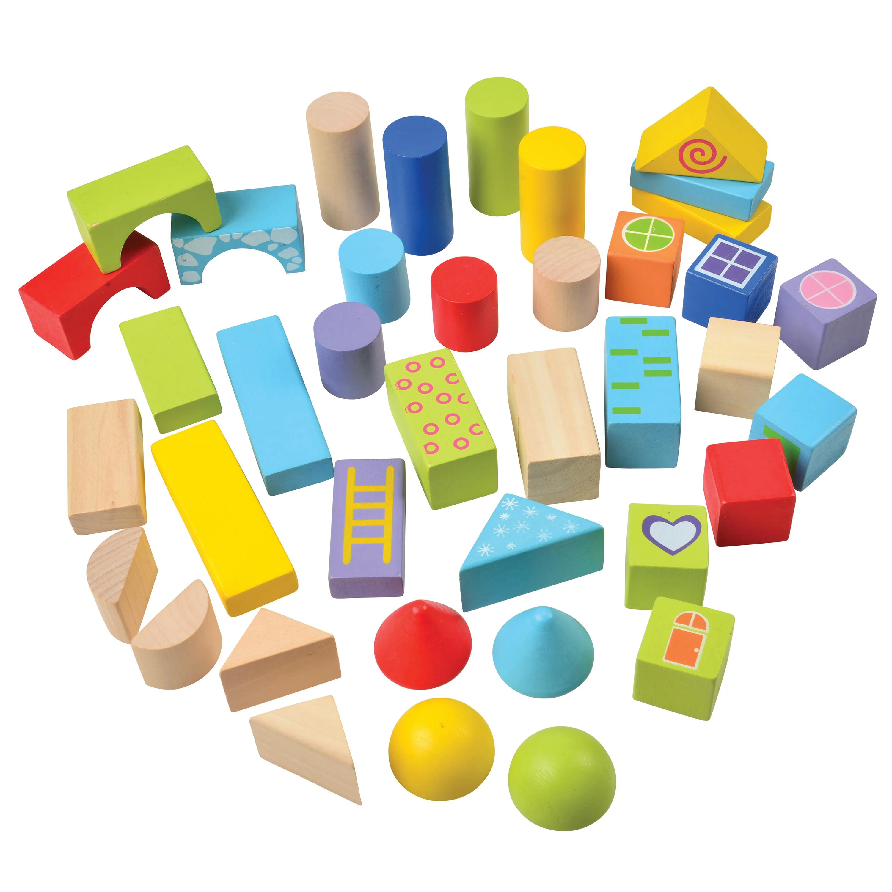 Wooden Tabletop Blocks - Set of 100 - Image 6