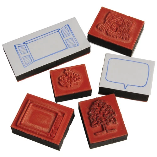 Stamp-A-Story Creative Rubber Stamp Set | 33 Stamps - Image 12
