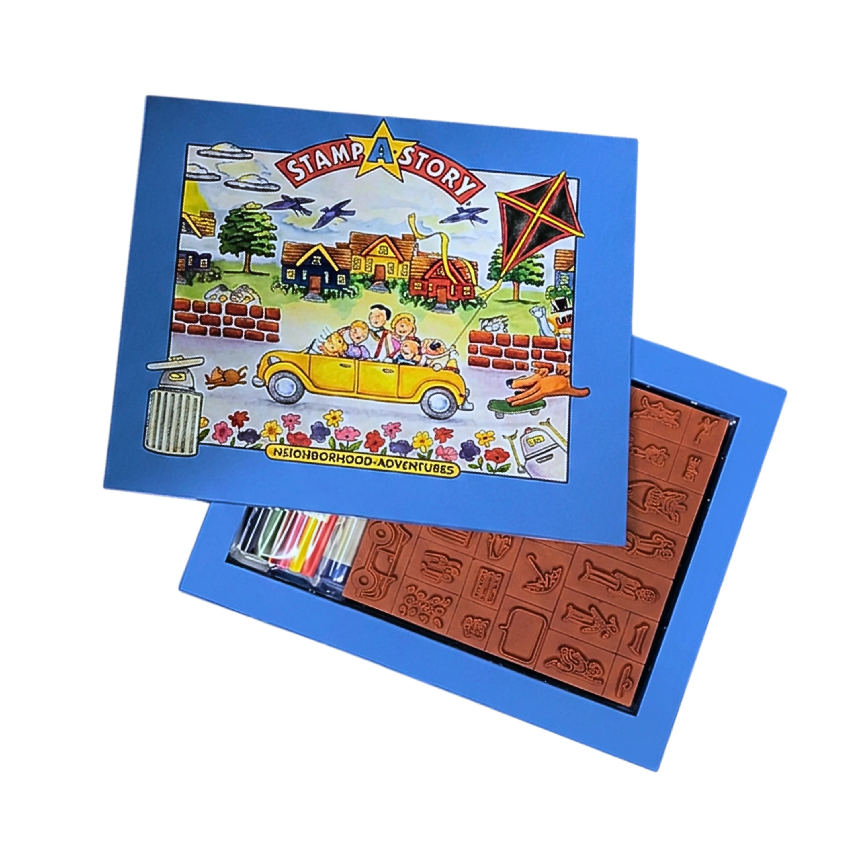 Stamp-A-Story Creative Rubber Stamp Set | 33 Stamps - Image 4