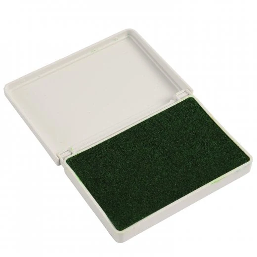 Standard Washable Green Stamp Pad with Non-Toxic Ink | Preschool Craft & Classroom Stamp Pad - Image 2
