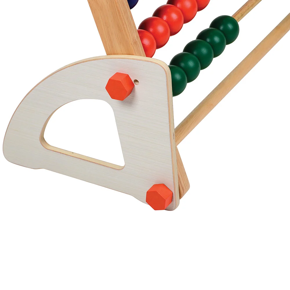 Jumbo Wooden Abacus Counting Frame | 100 Beads for Preschool Math Learning - Image 11