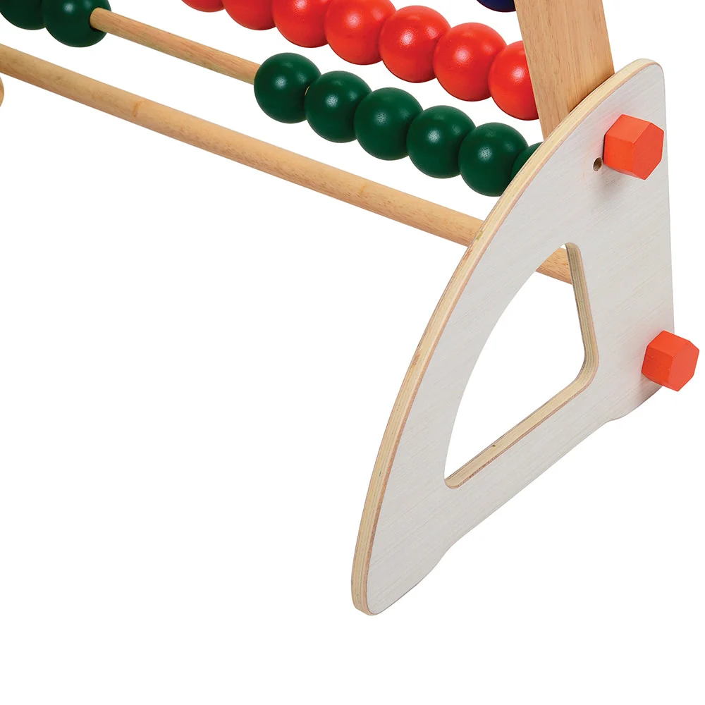 Jumbo Wooden Abacus Counting Frame | 100 Beads for Preschool Math Learning - Image 12