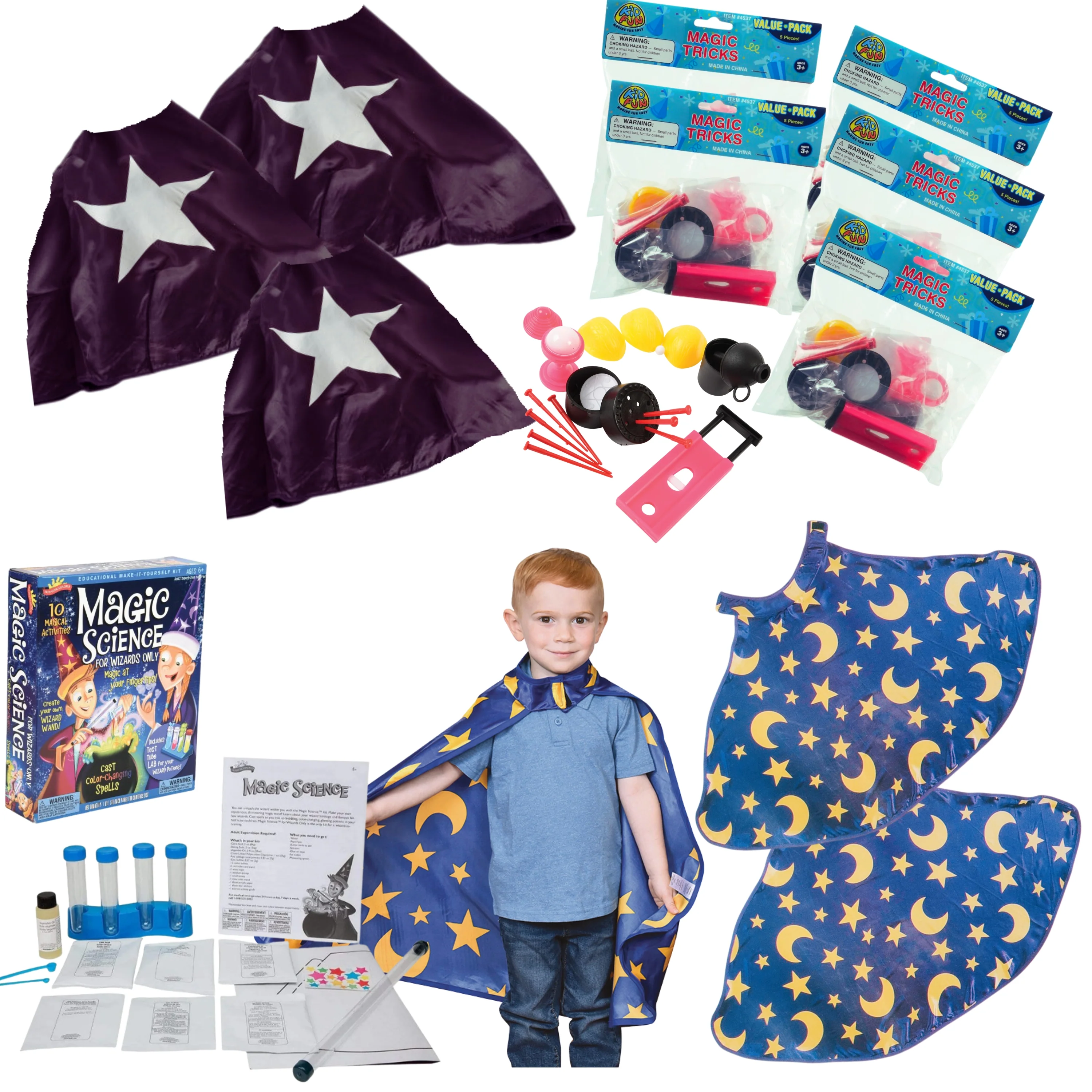 STEM Camp Magic Adventure Bundle | Interactive Science Experiment, Magic Trick & Role-Play STEM Activity Kit