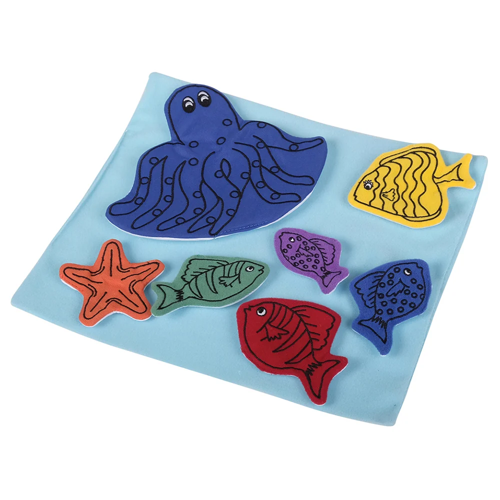 Rainbow Fish Puppet & Feltboard Set | 15 Piece Storytime Props* - Image 6